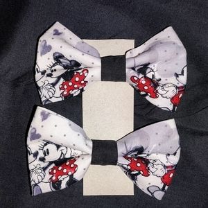 Mickey and Minnie hair bows